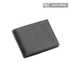 Carteira Masculina Fascar Preta Em Couro Com Proteção Rfid