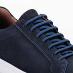 Sapatênis Masculino Casual Fascar Braga Azul-Marinho Em Couro