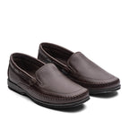 Mocassim Masculino Casual Marrom Em Couro