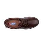 Sapato Masculino Social Fascar Lite Derby Marrom Em Couro