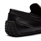 Drive Masculino Fascar Preto Em Couro