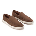 Mocassim Masculino Casual Fascar LITE Marrom em Couro