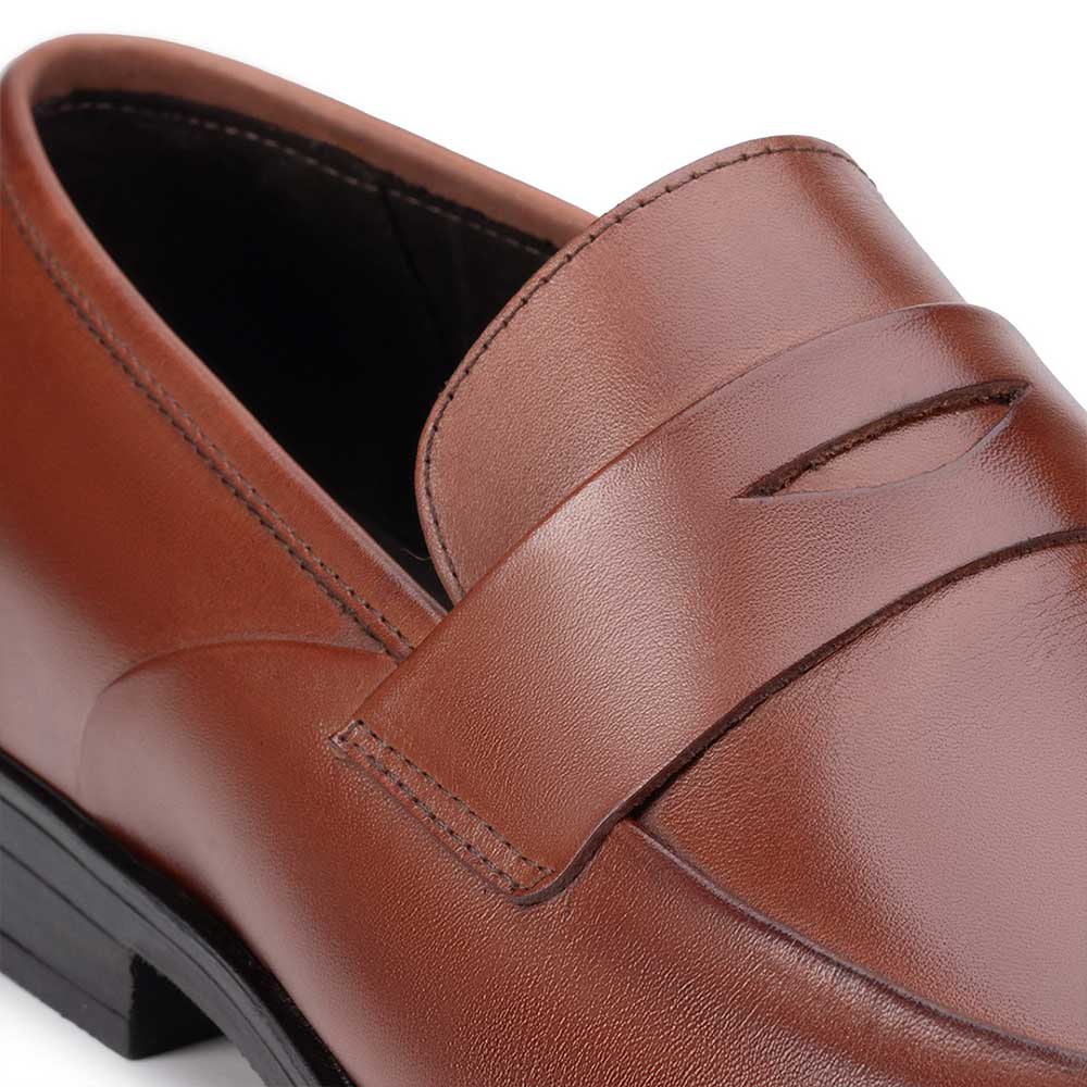 Mocassim Masculino Social Fascar Marrom Em Couro