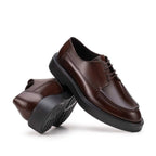 Sapato Masculino Social Fascar Derby LITE Marrom em Couro