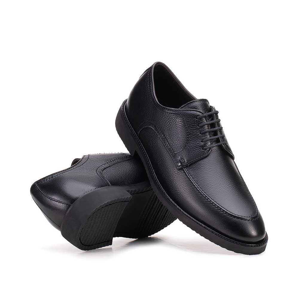 Sapato Masculino Social Fascar Derby Preto em Couro