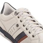 Sapatênis Masculino Casual Fascar Branco Em Couro