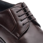 Sapato Masculino Social Fascar Derby Preto Em Couro