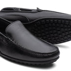 Drive Masculino Fascar Preto Em Couro