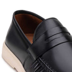 Mocassim Masculino Casual Fascar LITE Preto em Couro