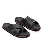Chinelo Masculino Fascar LITE Preto em Couro