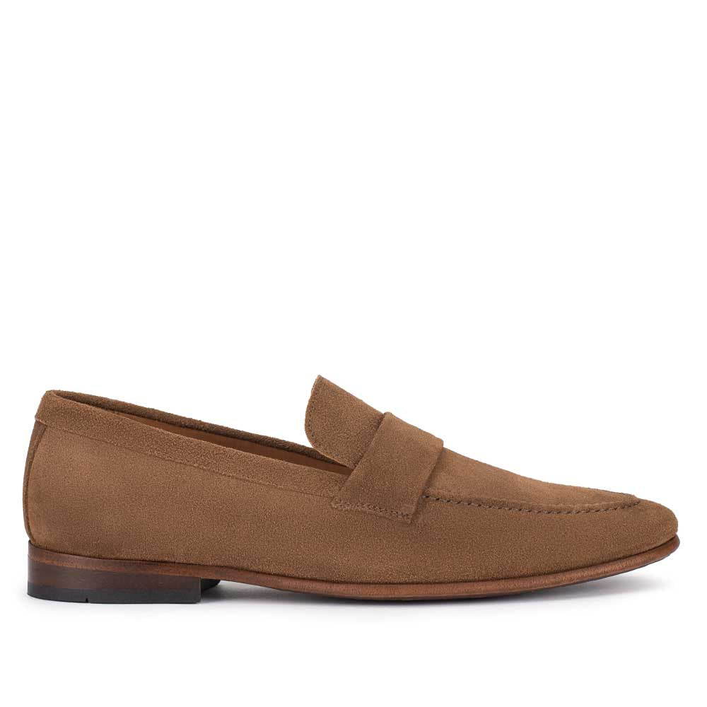 Mocassim Masculino Casual Fascar Marrom em Couro