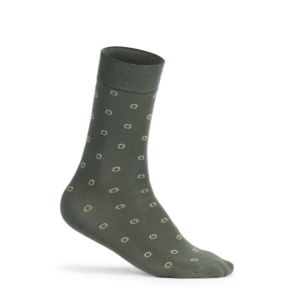 Meia Masculina Social Fascar Cano Longo em Bambu