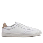 Tênis Feminino Fascar Branco Em Couro