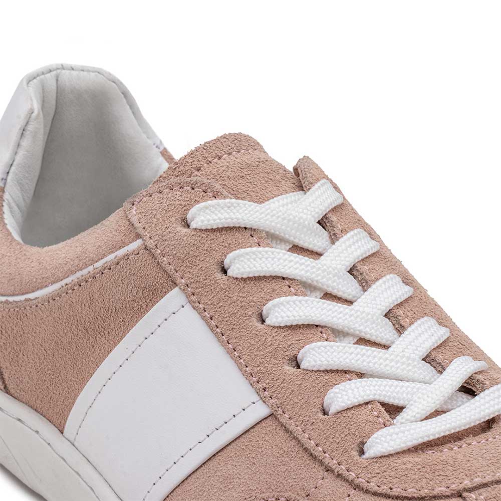 Tênis Feminino Fascar Rosa Em Couro
