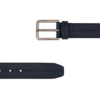 Cinto Masculino Casual Fascar Azul- Marinho em Couro