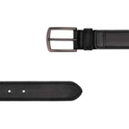 Cinto Masculino Casual Fascar Preto em Couro