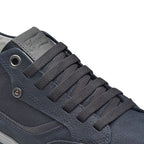 Sapatênis Masculino Casual Fascar Izi Azul-Marinho Em Couro