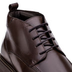 Bota Masculina Casual Fascar Mafra Marrom Em Couro