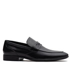 Mocassim Masculino Social Fascar Penny Loafer Preto Em Couro