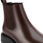 Bota Masculina Casual Fascar LITE Chelsea Marrom em Couro