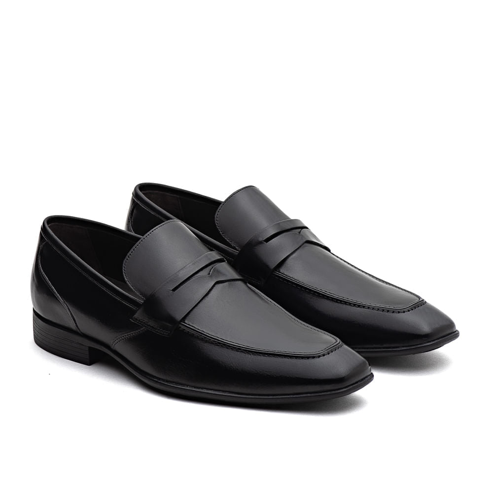 Mocassim Masculino Social Fascar Penny Loafer Em Couro