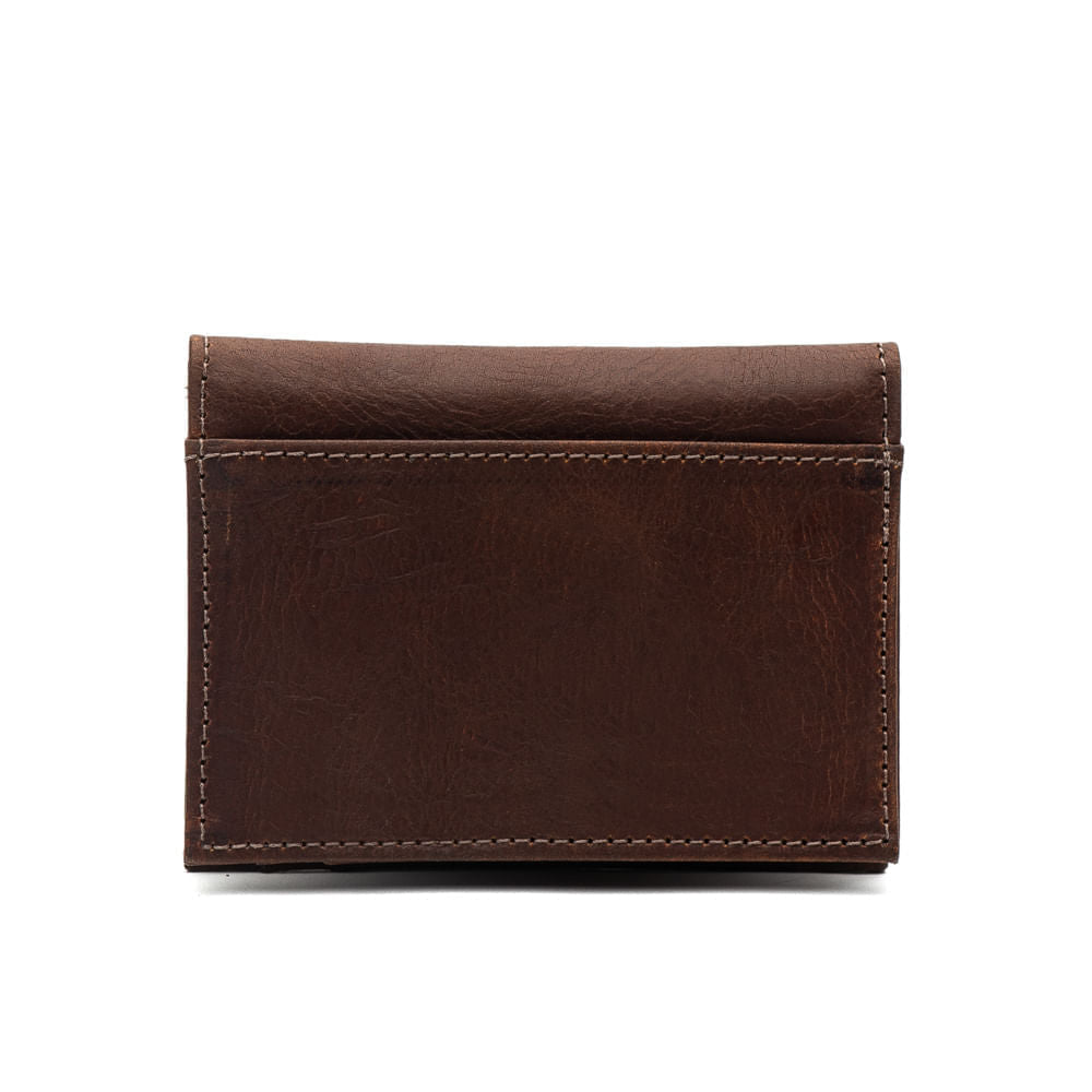 Porta Cartão Masculino Fascar Marrom Em Couro Com Proteção Rfid