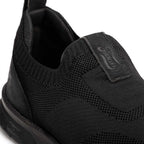 Tênis Masculino Casual Fascar Lite Preto Em Knit