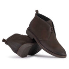 Bota Masculina Casual Fascar Marrom em Couro